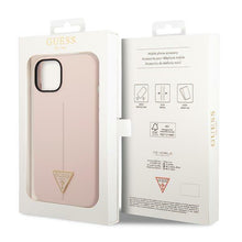 Заредете изображение във визуализатора на галерията – Guess GUHCP14MSLTGP iPhone 14 Plus 6.7" pink/pink hardcase Silicone Triangle
