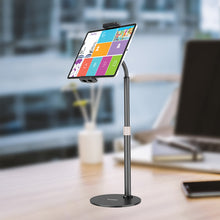 Заредете изображение във визуализатора на галерията – Wozinsky stand for tablet and phone on the desk black (WTHBK4) - TopMag
