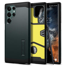 Заредете изображение във визуализатора на галерията – Spigen TOUGH ARMOR GALAXY S22 ULTRA ABYSS GREEN - TopMag
