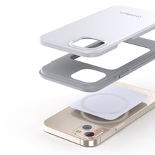Заредете изображение във визуализатора на галерията – Choetech MFM Anti-drop case Made For MagSafe for iPhone 13 mini white (PC0111-MFM-WH) - TopMag
