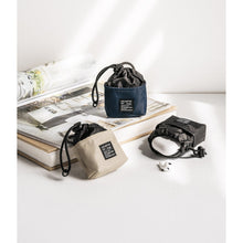 Заредете изображение във визуализатора на галерията – Ringke Mini Pouch Bag Pouch Bucket Bag for headphones small items navy blue (BG08492RS) - TopMag
