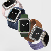 Заредете изображение във визуализатора на галерията – Ringke Bezel Styling Case Frame Envelope Stainless Steel Ring For Apple Watch 7 41mm Silver (AW7-41-09) - TopMag
