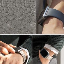 Заредете изображение във визуализатора на галерията – Ringke Bezel Styling Case Frame Envelope Stainless Steel Ring For Apple Watch 7 41mm Silver (AW7-41-09) - TopMag
