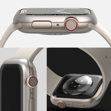 Заредете изображение във визуализатора на галерията – Ringke Bezel Styling Case Frame Envelope Stainless Steel Ring For Apple Watch 7 41mm Silver (AW7-41-09) - TopMag
