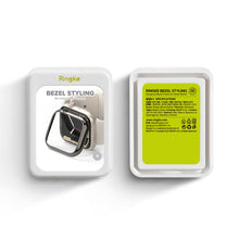 Заредете изображение във визуализатора на галерията – Ringke Bezel Styling Case Frame Envelope Stainless Steel Ring For Apple Watch 7 41mm Glossy Graphite (AW7-41-11) - TopMag
