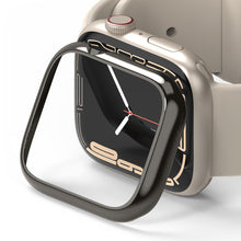 Заредете изображение във визуализатора на галерията – Ringke Bezel Styling Case Frame Envelope Stainless Steel Ring For Apple Watch 7 41mm Glossy Graphite (AW7-41-11) - TopMag
