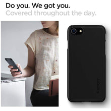 Заредете изображение във визуализатора на галерията – Spigen THIN FIT IPHONE 7/8 / SE 2020/2022 BLACK - TopMag

