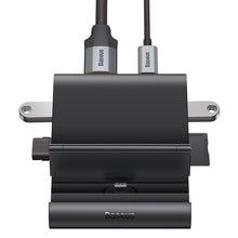 Заредете изображение във визуализатора на галерията – Baseus Mate Docking Type-C Mobile Phone Intelligent HUB Docking Station Pro Black - TopMag

