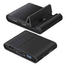 Заредете изображение във визуализатора на галерията – Baseus Mate Docking Type-C Mobile Phone Intelligent HUB Docking Station Pro Black - TopMag

