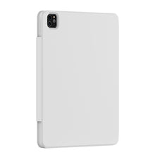 Заредете изображение във визуализатора на галерията – Baseus Safattach Y-type case for iPad Pro 12.9 "2018/2020/2021 cover with stand white (ARCX010102) - TopMag
