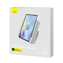 Заредете изображение във визуализатора на галерията – Baseus Safattach Y-type case for iPad Pro 12.9 "2018/2020/2021 cover with stand white (ARCX010102) - TopMag
