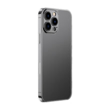 Заредете изображение във визуализатора на галерията – Baseus frosted glass case cover for iphone 13 pro hard cover with gel frame transparent (arws000702) - TopMag
