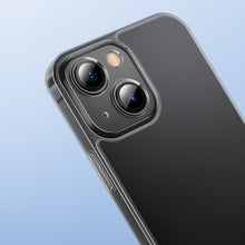 Заредете изображение във визуализатора на галерията – Baseus Frosted Glass Case Cover for iPhone 13 Hard Cover with Gel Frame black (ARWS000901) - TopMag
