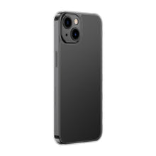 Заредете изображение във визуализатора на галерията – Baseus Frosted Glass Case Cover for iPhone 13 Hard Cover with Gel Frame black (ARWS000901) - TopMag
