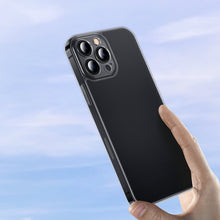 Заредете изображение във визуализатора на галерията – Baseus frosted glass case cover for iphone 13 pro max hard cover with gel frame black (arws001101) - TopMag
