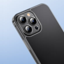 Заредете изображение във визуализатора на галерията – Baseus frosted glass case cover for iphone 13 pro max hard cover with gel frame black (arws001101) - TopMag
