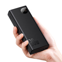 Заредете изображение във визуализатора на галерията – Baseus Adaman powerbank 20000mAh 30W gray + USB Type C cable (PPAD030001) - TopMag
