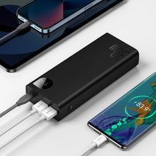 Заредете изображение във визуализатора на галерията – Baseus Adaman powerbank 20000mAh 30W gray + USB Type C cable (PPAD030001) - TopMag
