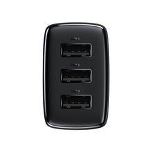 Заредете изображение във визуализатора на галерията – Baseus Compact charger 3x USB 17W black (CCXJ020101) - TopMag
