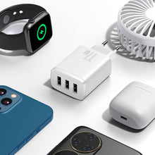 Заредете изображение във визуализатора на галерията – Baseus Compact  Charger 3U 17W EU White - TopMag
