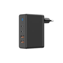 Заредете изображение във визуализатора на галерията – Amazing Thing Wall charger Thunder Pro GaN EUTH100W - 2xUSB + 2xType C - PD 100W black

