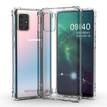 Заредете изображение във визуализатора на галерията – Wozinsky Anti Shock Armored Case For Samsung Galaxy A52s 5G / A52 5G / A52 4G Transparent
