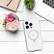 Заредете изображение във визуализатора на галерията – Tel Protect Magical Magsafe Stand Case for Iphone 15 Plus silver
