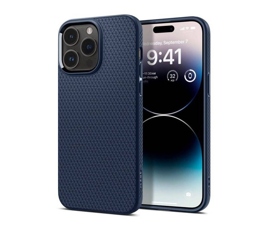 Case SPIGEN Liquid Air ACS06705 for Iphone 15 Pro - Blue Navy