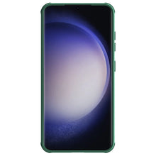 Заредете изображение във визуализатора на галерията – Nillkin CamShield Pro armored case with camera cover for Samsung Galaxy S24+ - green
