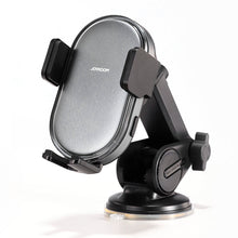 Заредете изображение във визуализатора на галерията – Joyroom car holder with 15W inductive charger for dashboard black (JR-ZS299)
