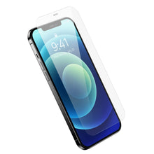 Заредете изображение във визуализатора на галерията – Baseus Full Screen Tempered Glass for iPhone 12 Pro / 12 with Speaker Cover 0.4mm + Mounting Kit

