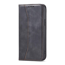 Заредете изображение във визуализатора на галерията – Magnet Fancy Case case for iPhone 14 Pro flip cover wallet stand black
