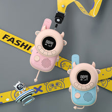 Заредете изображение във визуализатора на галерията – Walkie-talkie for children K22 Cow + Battery Charger + 8xRechargeable HR03/AAA 900mAh
