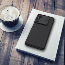 Заредете изображение във визуализатора на галерията – Samsung Galaxy M54 Armored Case with Camera Cover Nillkin CamShield Case - Black

