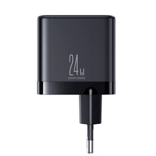 Заредете изображение във визуализатора на галерията – Joyroom JR-TCN03 4xUSB-A 24W 4.8A mains charger - black

