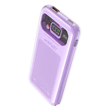 Заредете изображение във визуализатора на галерията – Acefast powerbank 10000mAh Sparkling Series fast charging 30W purple (M1)

