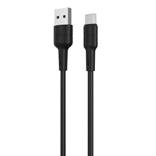 Заредете изображение във визуализатора на галерията – Borofone Cable BX30 Silicone - USB to Type C - 3A 1 metre black
