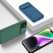 Заредете изображение във визуализатора на галерията – Nillkin CamShield Pro PC+TPU Case for Iphone 14/13 purple
