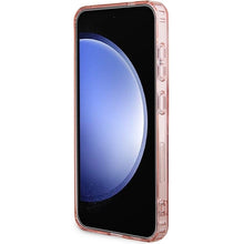Заредете изображение във визуализатора на галерията – Guess IML Flowers Wreath MagSafe case for Samsung Galaxy S24 - pink
