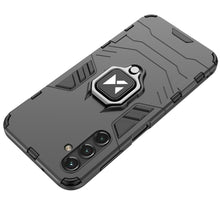 Заредете изображение във визуализатора на галерията – Wozinsky Ring Armor case for Samsung Galaxy A14 armored cover magnetic holder ring black
