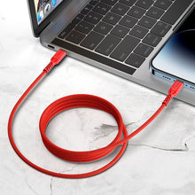 Заредете изображение във визуализатора на галерията – HOCO cable Type C to iPhone Lightning 8-pin PD 20W VICTORY X59 2m red
