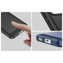 Заредете изображение във визуализатора на галерията – Carbon Case case for Xiaomi 13 flexible silicone carbon cover black
