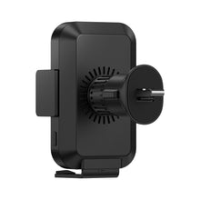 Заредете изображение във визуализатора на галерията – Baseus car holder with wireless charging automatic 15w halo black sudd000001
