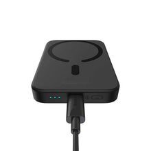 Заредете изображение във визуализатора на галерията – Power bank baseus with wireless charging support magsafe 15w- 6 000mah pd60w black ppcx020001 - TopMag
