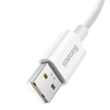 Заредете изображение във визуализатора на галерията – Baseus Superior Series SUPERVOOC USB-A to USB-C 65W 1m cable white
