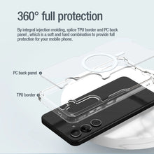 Заредете изображение във визуализатора на галерията – Nillkin Nature Pro armored case with a magnetic ring for Samsung Galaxy S24 - white
