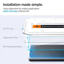 Заредете изображение във визуализатора на галерията – Spigen Glas.tR EZ Fit tempered glass for Samsung Galaxy S24 Ultra - 2 pcs.
