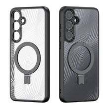 Заредете изображение във визуализатора на галерията – Dux Ducis Aimo Mag armored case with MagSafe for Samsung Galaxy S24 - black
