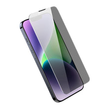 Заредете изображение във визуализатора на галерията – Baseus Privacy Tempered Glass for iPhone 14 Plus / 13 Pro Max Full Screen 0.4mm Privacy Filter Anti Spy + Mounting Kit

