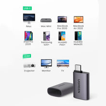 Заредете изображение във визуализатора на галерията – Ugreen US320 USB-C HDMI adapter - gray
